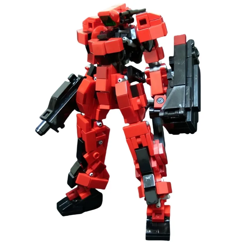 

Совместим с строительными блоками Red Storm Mecha, подвижный робот MOC, сборная игрушка, модель для детей, мальчиков и девочек, коллекция, праздничный подарок