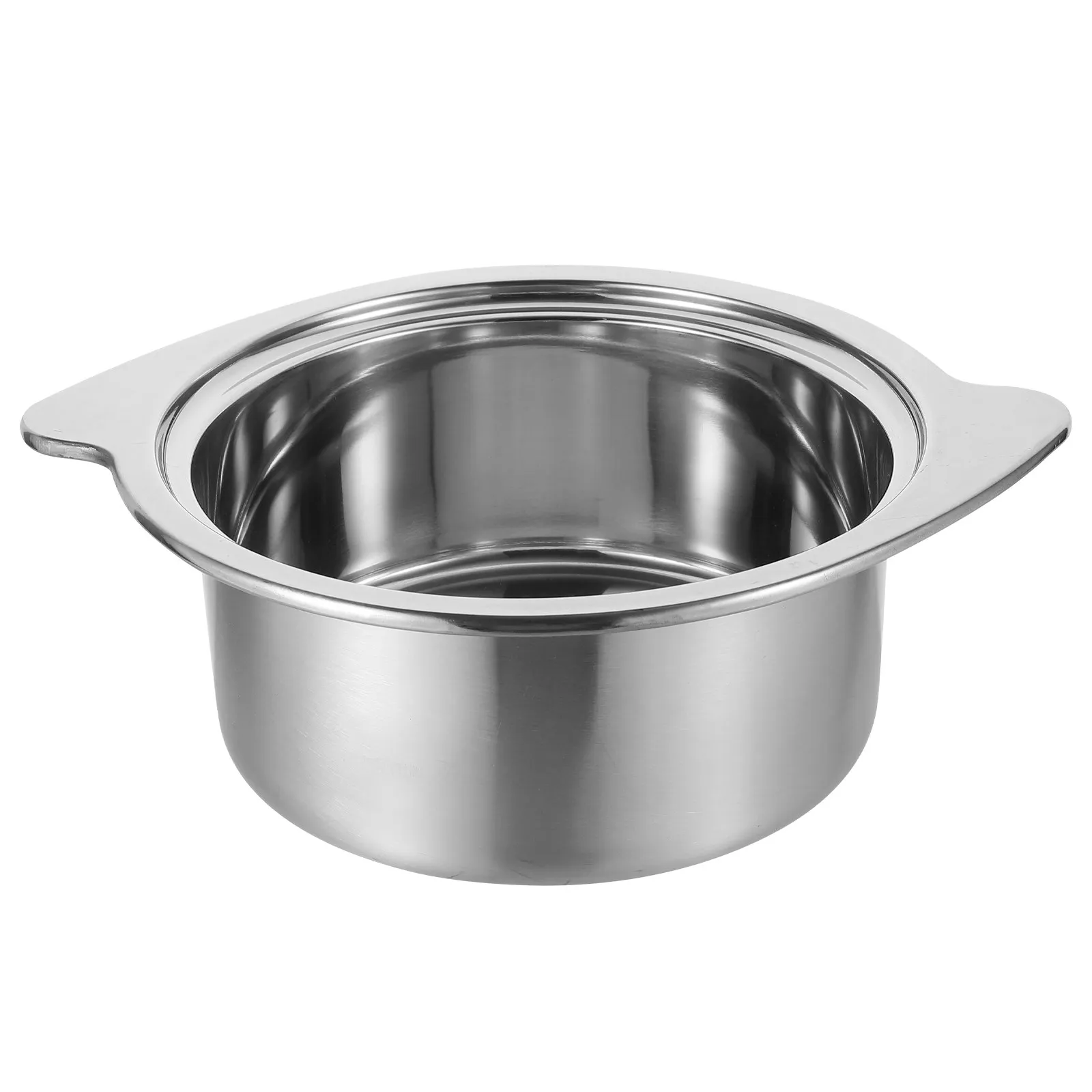 Olla para Fideos de Acero Inoxidable, Olla Pequeña para Ramen, para Preparar Sopa Individual, con Asa Resistente al Calor y Diseño Ergonómico