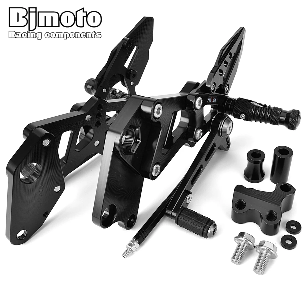 CNC Rearset Foot Pegs For K-TM RC390 RC 390 2014-2023 Motorcycle Adjustable Footrest Rear Set RC390