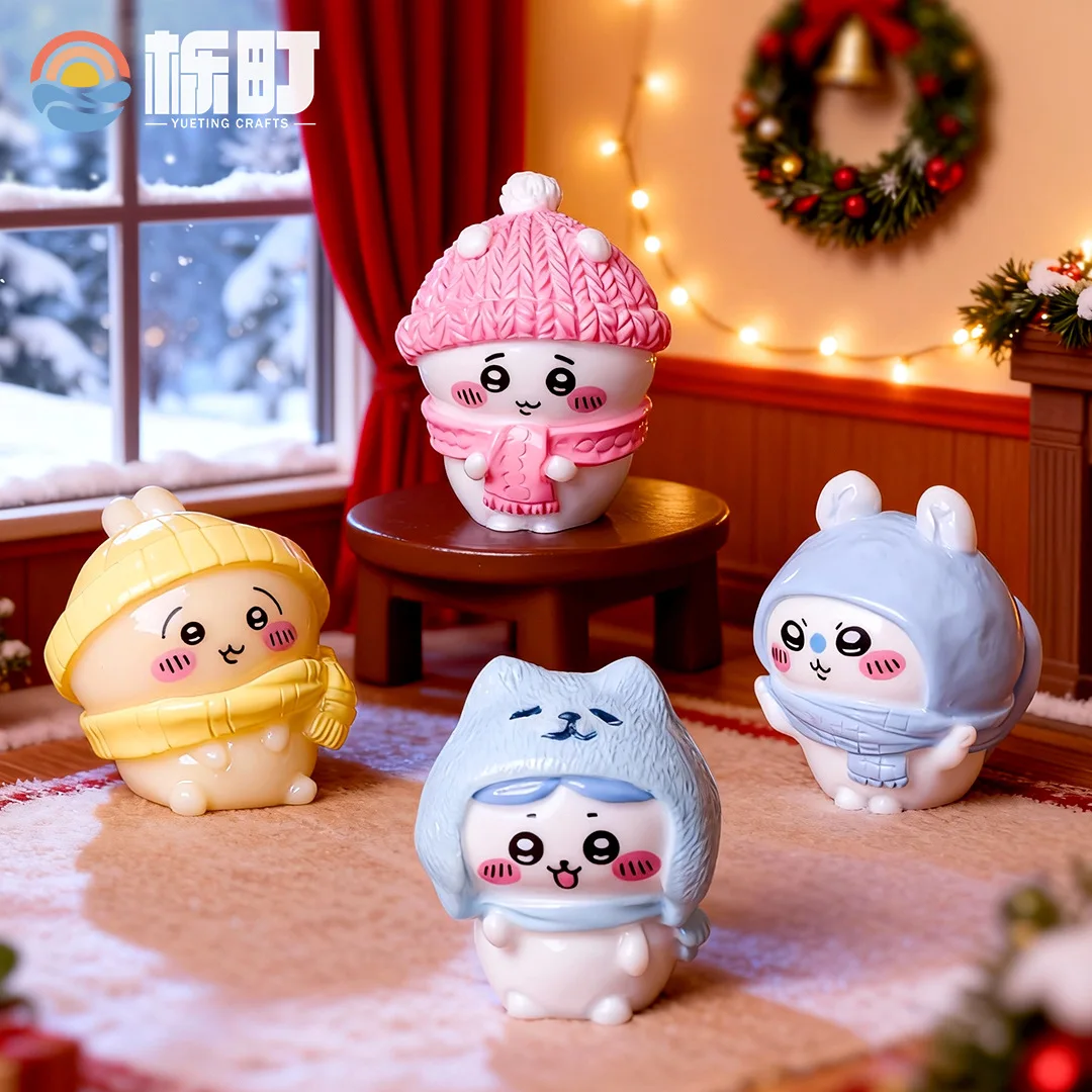 10pcs Kawaii forchiikawa doll figurine cute collectible tabletop decoration item Car carrying ornaments