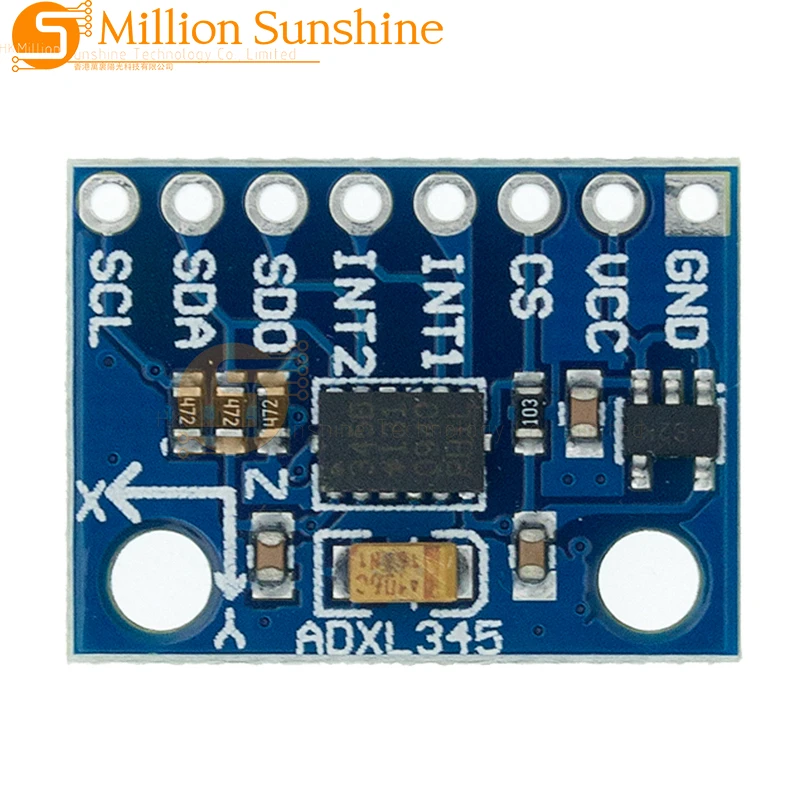 GY-291 ADXL345 디지털 중력 가속 틸트 모듈, IIC/SPI 변속기 재고