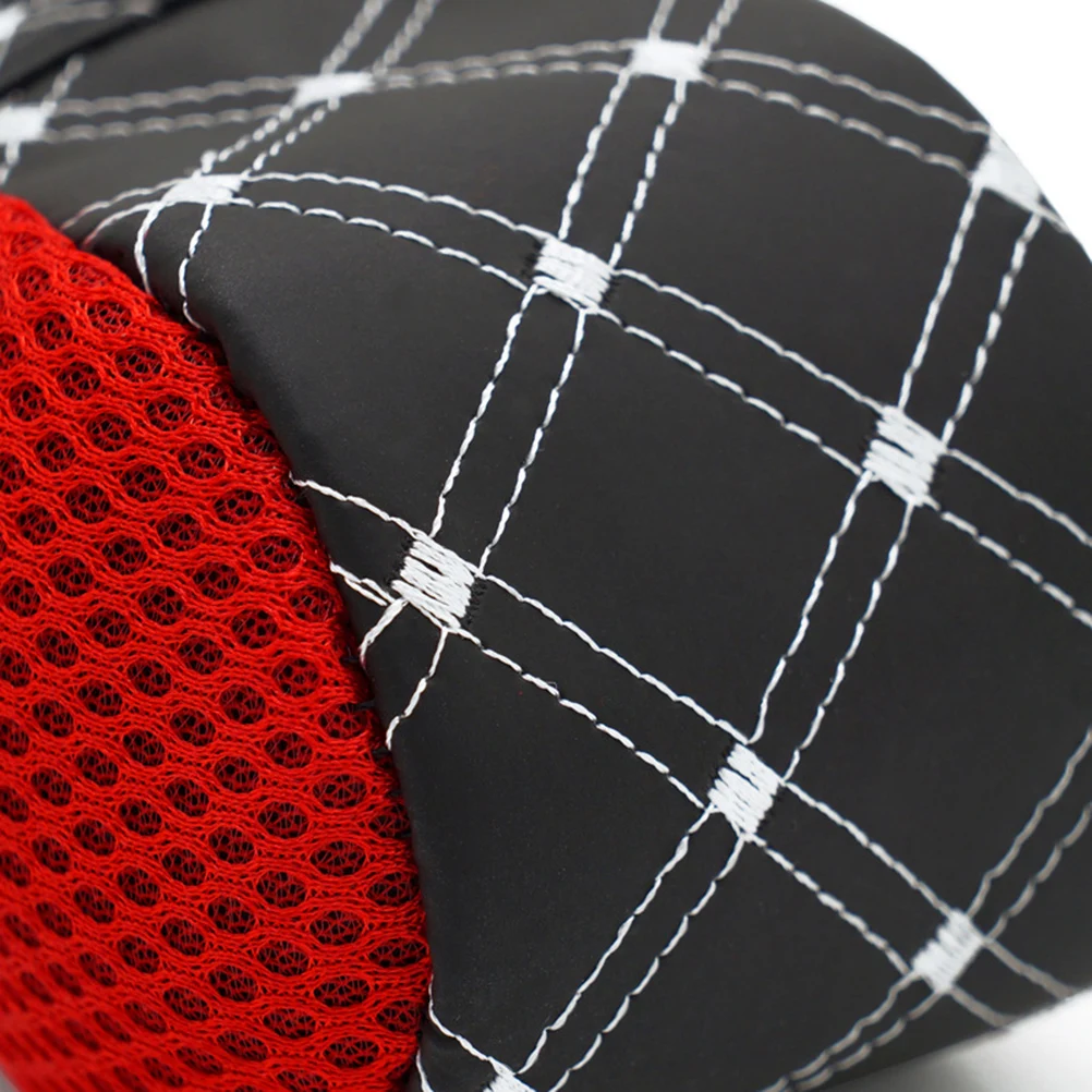 

Car Vent Bag Black-Red Large Capacity Storage Organizer Pu Waterproof Phone Holder For Car Interior Pouch Outlet