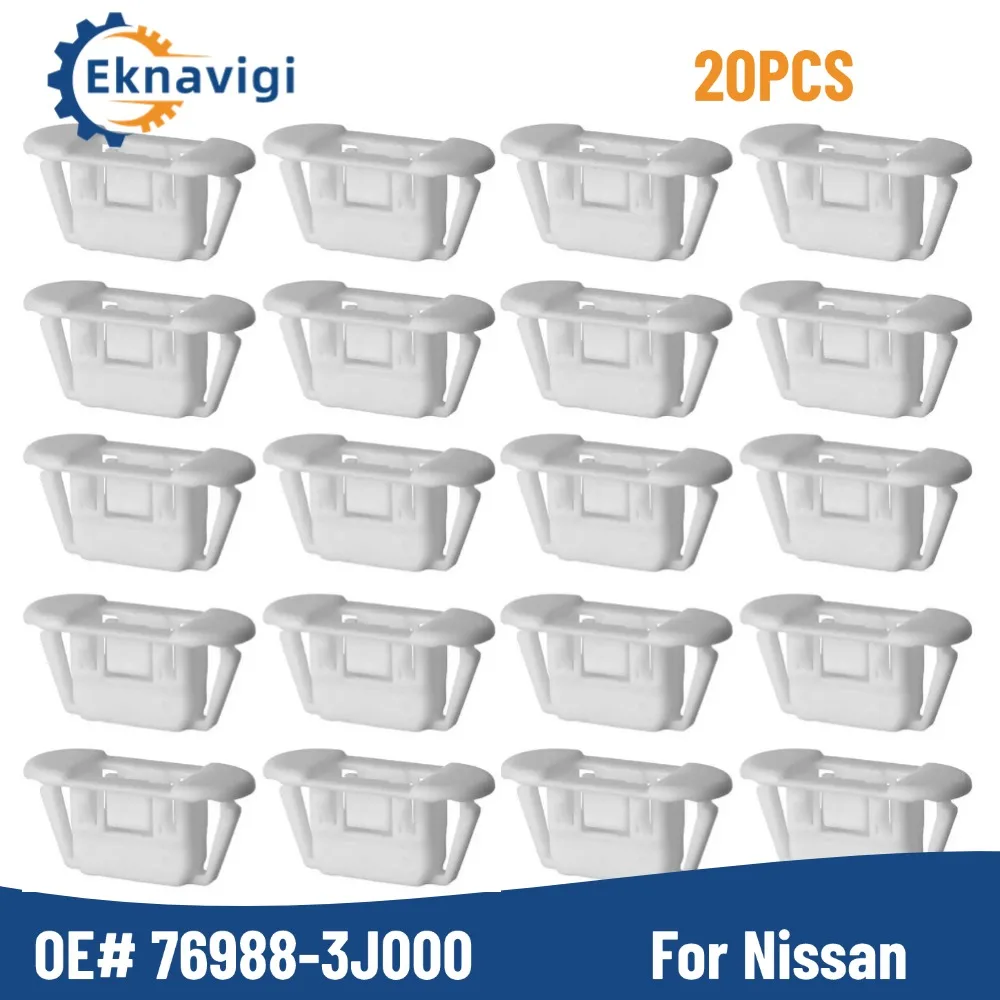20PCS OE# 769883J000 76988-3J000 Boot Carpet & Interior Lining Clips  For Nissan Micra 1997-On clamp