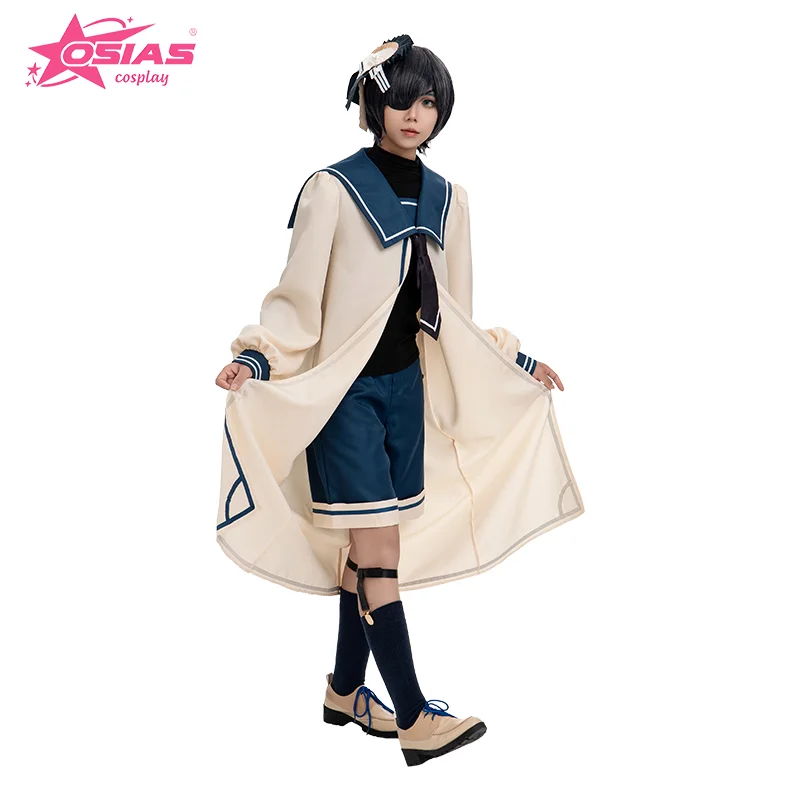 OSIAS Ciel Phantomhive Косплей Костюм Комплект Ciel Phantomhive парик Ciel Phantomhive обувь Ciel Phantomhive Sailor Suit Черный дворецкий
