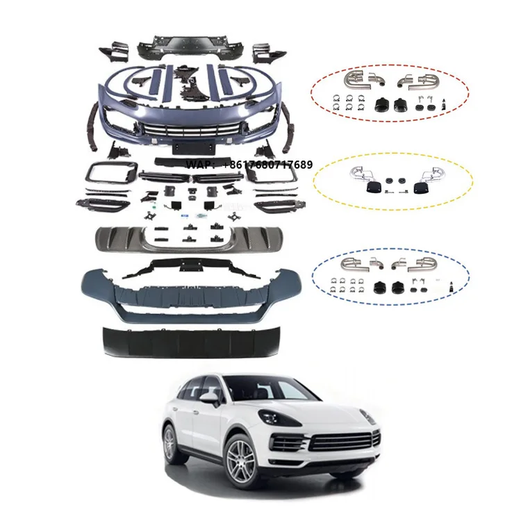 Auto Parts Turbo GT Sport Body Kits Bumper Daytime Running Lights Rear Lip Body Kit for Coupe 9Y0.1 9YB 2018+