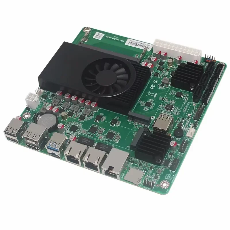 Placa base NAS 10G Intel i3-N305 N150 6 bahías 1*10G 2 * i226-V 2,5G 3LAN 2 * NVMe 6 * SATA3.0 1 * DDR5 enrutador firewall placa base ITX