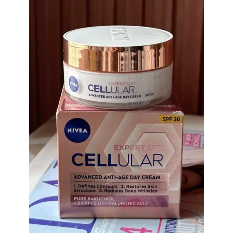 Nivea Cellular Advanced Anti-age Day Cream 50ml SPF30 Moisturizing Nourishing Anti-aging UV Protection Firming Skin Care Product