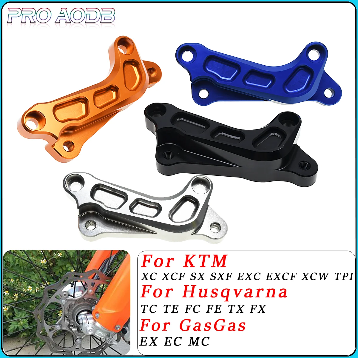 

320MM Motorcycle Brake Caliper Bracket For KTM XC XCF XCW SX SXF EXC EXCF TPI Six Days 125 200 250 300 350 450 500 1994-2023