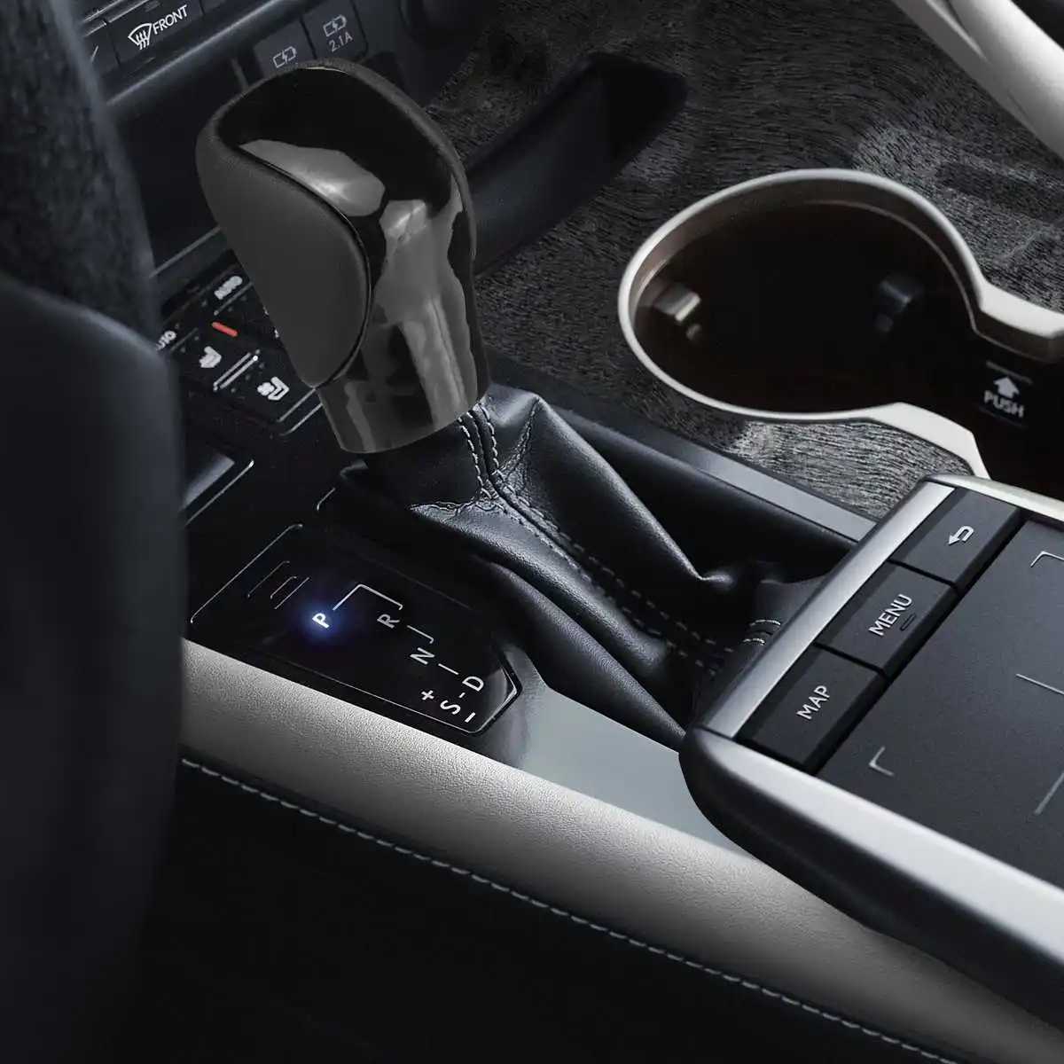 PU Leather Gear Shift Knob Shifter Lever Handle Stick For Lexus ES350 GS300 GS350 GX460 IS250 IS350 NX300 RC300 RC350 RX350