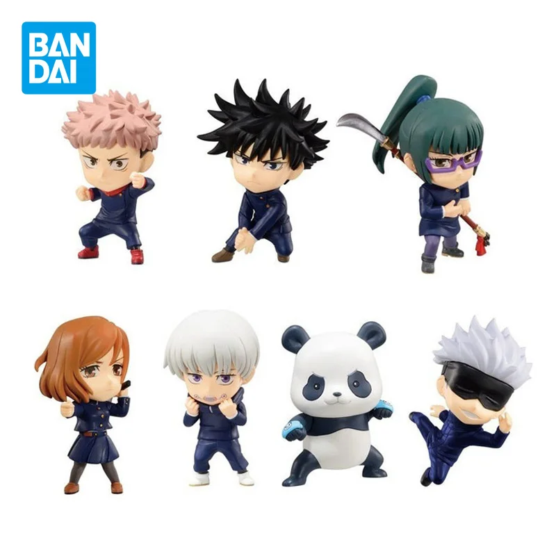 

Bandai Candy Toy Anime Jujutsu Kaisen Adverge Motion 01 Gojo Satoru Fushiguro Megumi Kugisaki Nobara Action Figures Kids Gifts