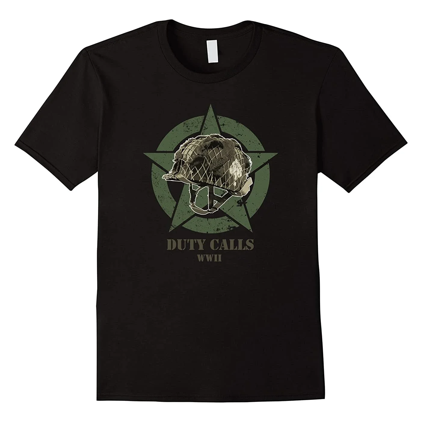 Classic War  US Army Helmet Print Gamer Gift T Shirt New 100% Cotton Short Sleeve O-Neck T-shirt Casual Mens Top
