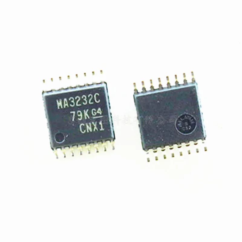 10PCS/LOT  MAX3232CPWR  MAX3232 MA3232C TSSOP-16