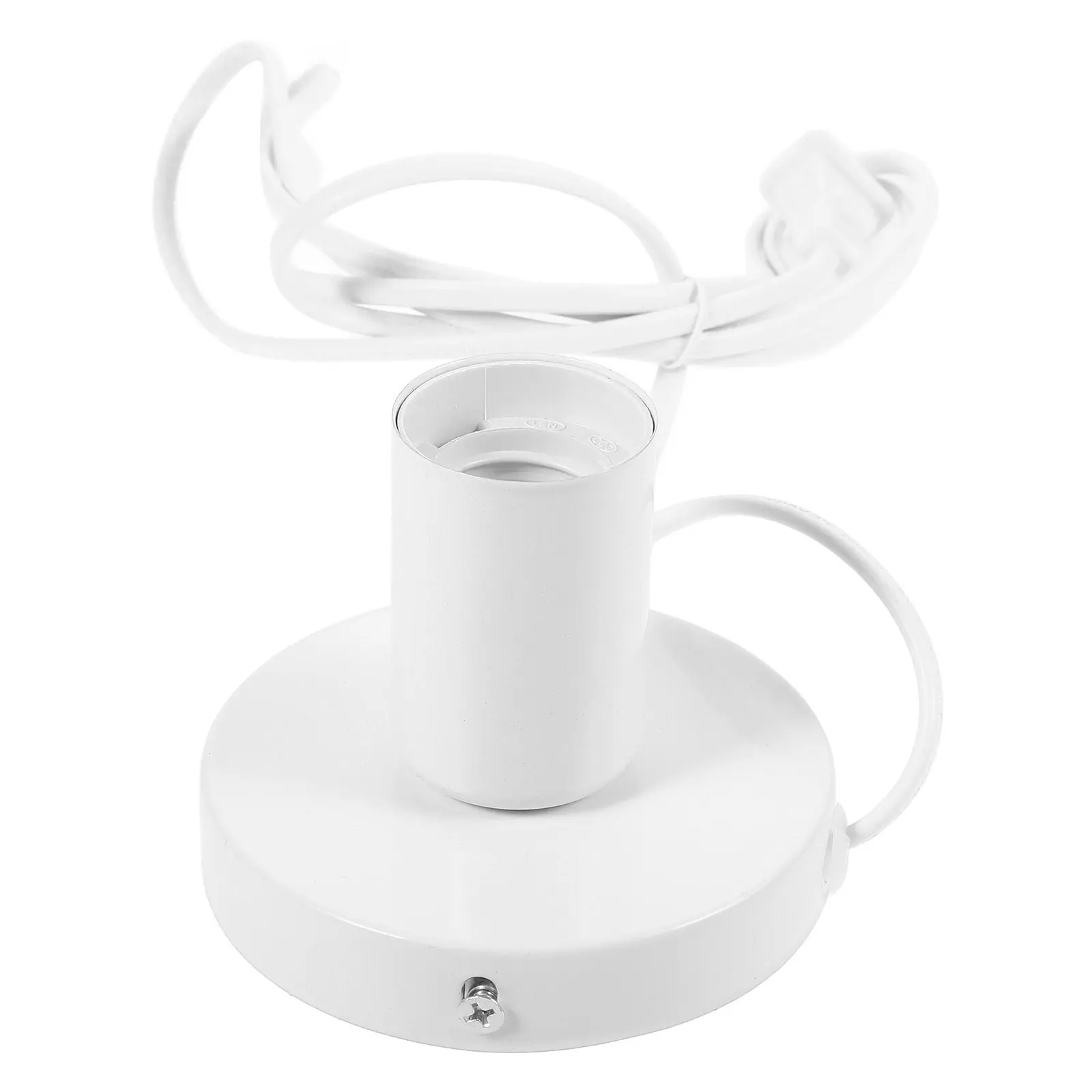 

Металлическое основание для настольной лампы E27, круглое, из цельного алюминиевого сплава, для самостоятельной сборки, с гладкой поверхностью, для спальни, гостиной, кабинета