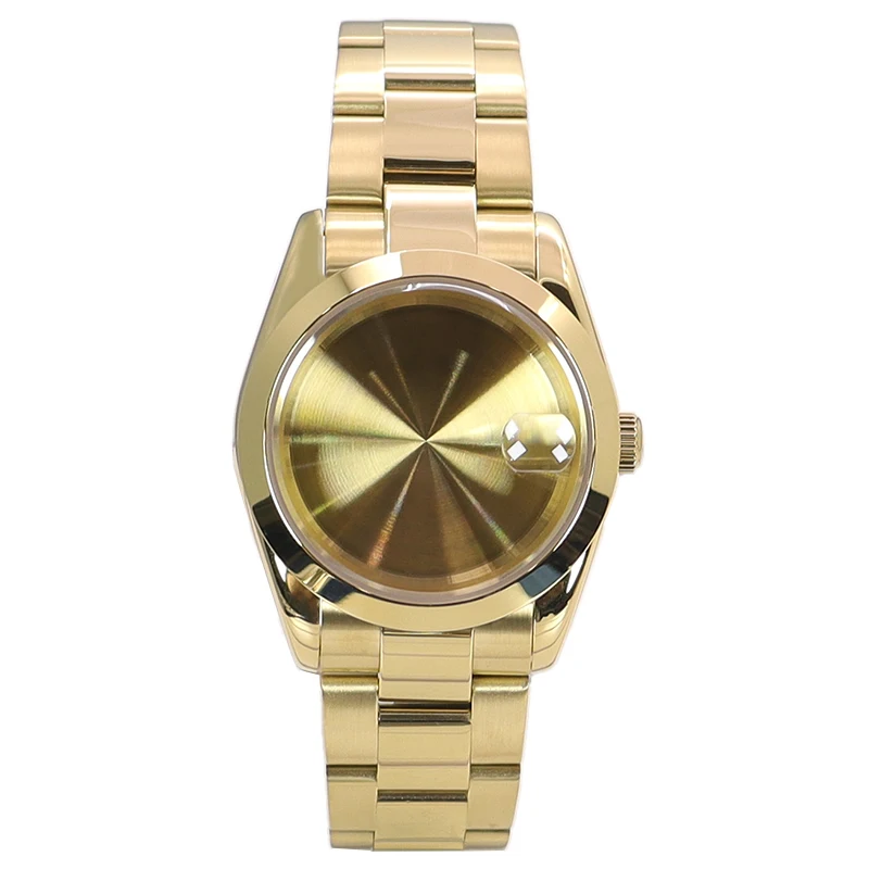 36mm/39mm Luxus Uhrengehäuse und Armband Saphirglas für NH35 NH36 NH34 NH38 Miyota 8215 Uhrwerk Uhren Zubehör Air King