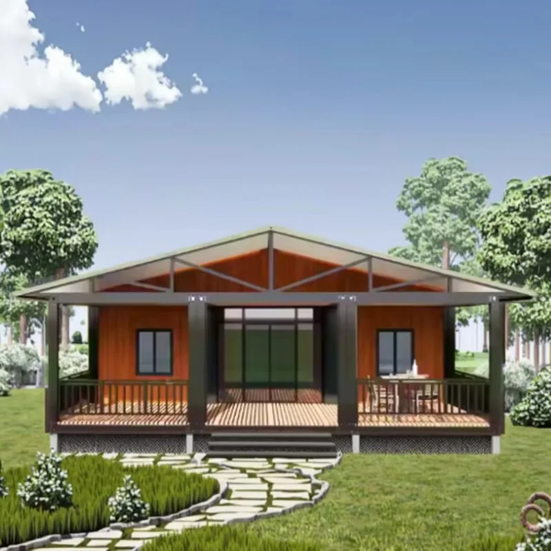 Portable Expandable Homes 20ft Prefab Folding Container House Modern Breathable Waterproof Steel Sandwich for Hotel Customized