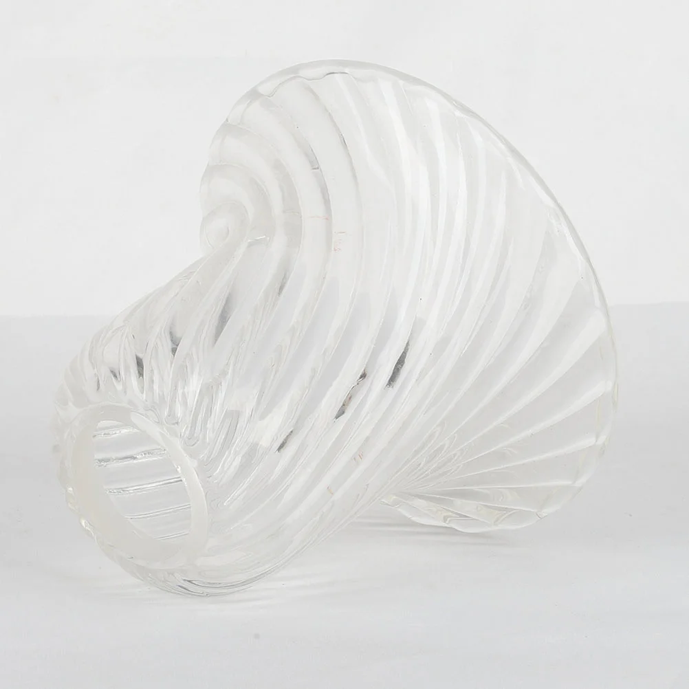 

1Pcs Durable Transparent Glass Lampshade Lamp Cover Table Floor Wall Lamp Replacement Light Cover Practical Use