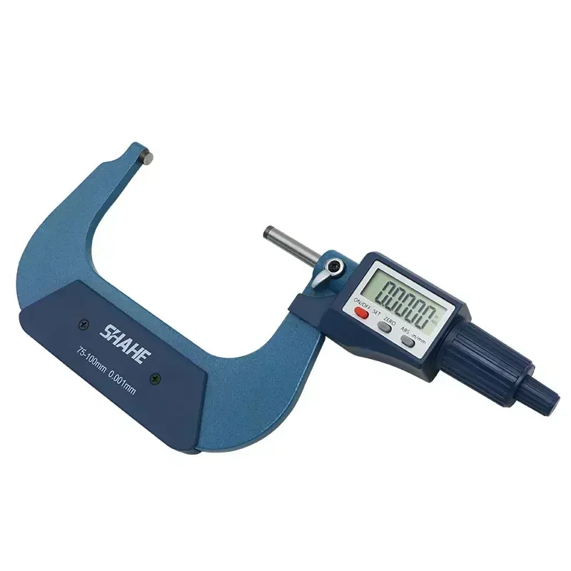 SHAHE 75-100mm 0.001mm Large Display Digital Micrometer Electronic Digital Outside Micrometro Caliper Measuring Tools