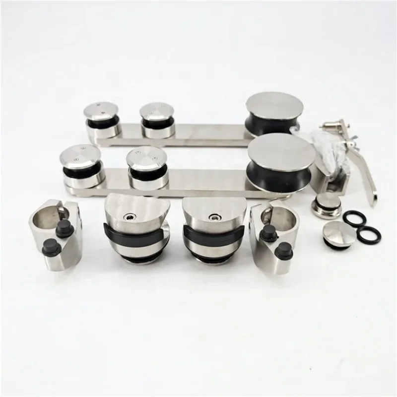 

Stainless Steel Wheel for Glass Sliding Barn Door Closet Hardware Set