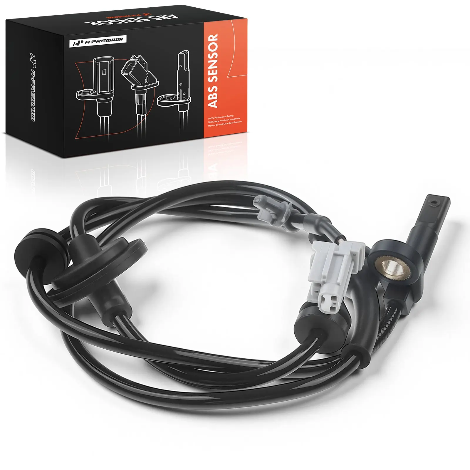 A-Premium Front Passenger Side ABS Wheel Speed Sensor for Nissan Quest 2004-2009