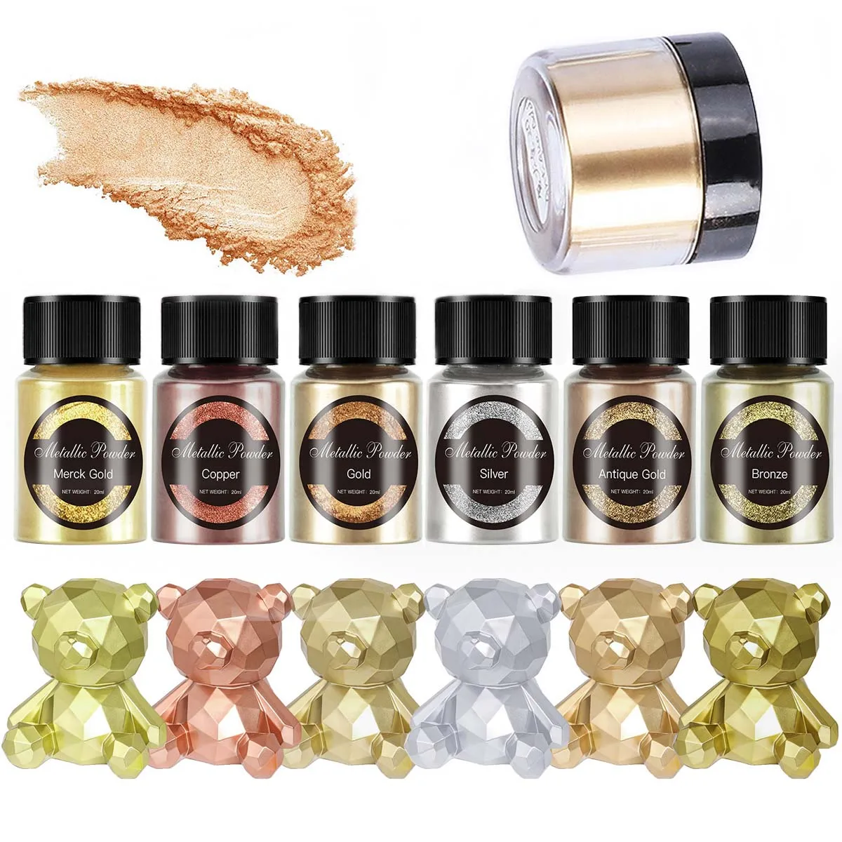 20Ml Metallic Powde…