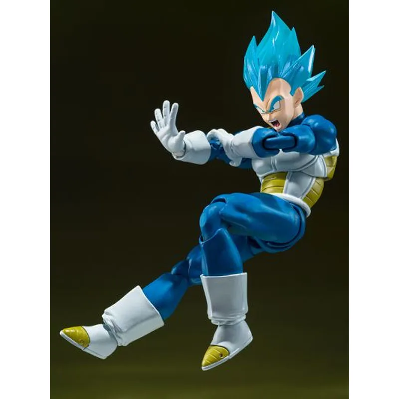 Bandai Genuino SHFiguarts Anime Figura Dragon Ball Z Super Saiyan Dio Super Saiyan Vegeta 135mm Action Figure Giocattoli per I Ragazzi