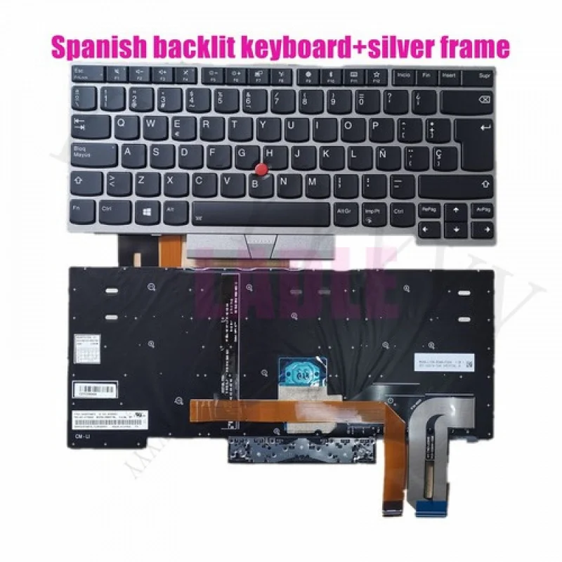 

QSpansih Backlit keyboard for Lenovo ThinkPad L380/L390/L380 Yoga/L390 Yoga