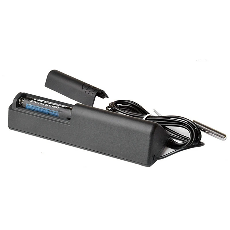 New-2X DS-1 Автомобильный термометр ЖК-дисплей C/F Часы Датчик температуры Контроллер Крытый уличный термостат с зондом