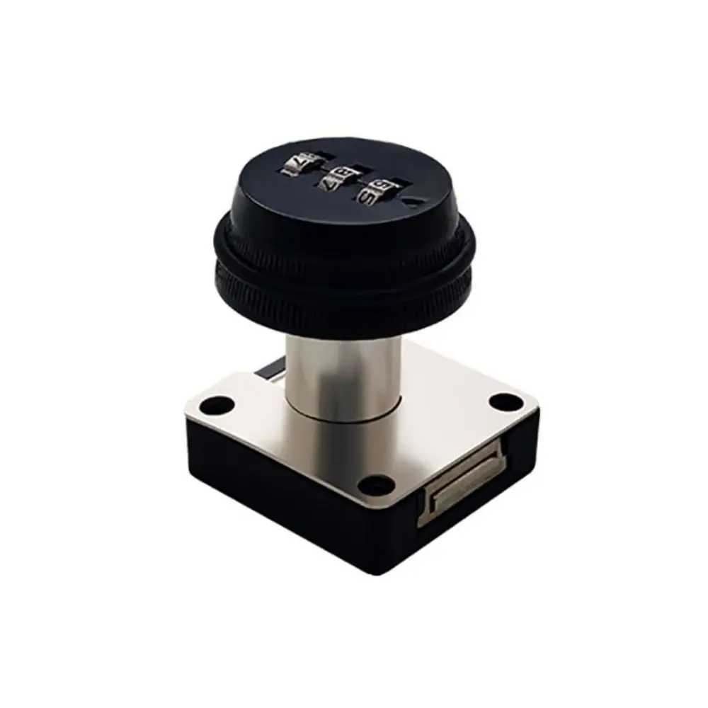 

3-Digit Password Door Lock Easy to Install Keyless Cabinet Password Lock Zinc Alloy and ABS solid Mechanical password lock