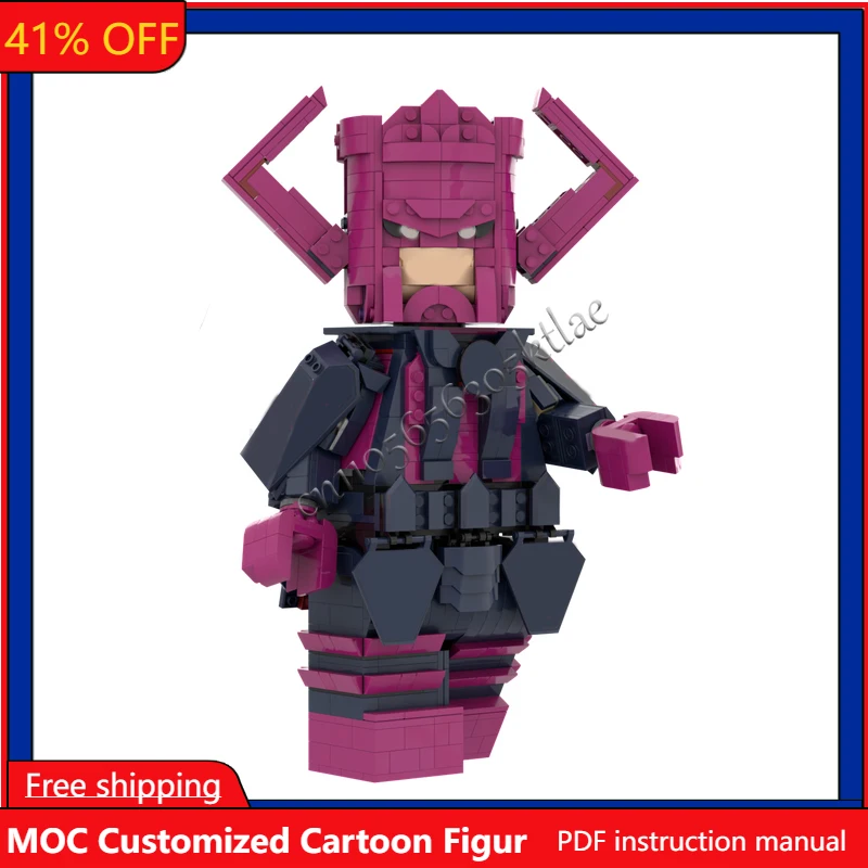 

1097Pcs Hot Famous Hero Movie Moc Galaxy Character Model Customize Puzzle Diy Brickheaded Creative Ideas Kids Toys Birthday Gift