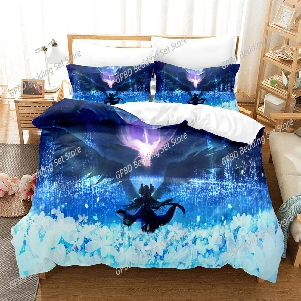 

Fashion 3D Puella Magi Madoka Magica Bedding Sets Duvet Cover Set With Pillowcase Twin Full Queen King Bedclothes Bed Linen