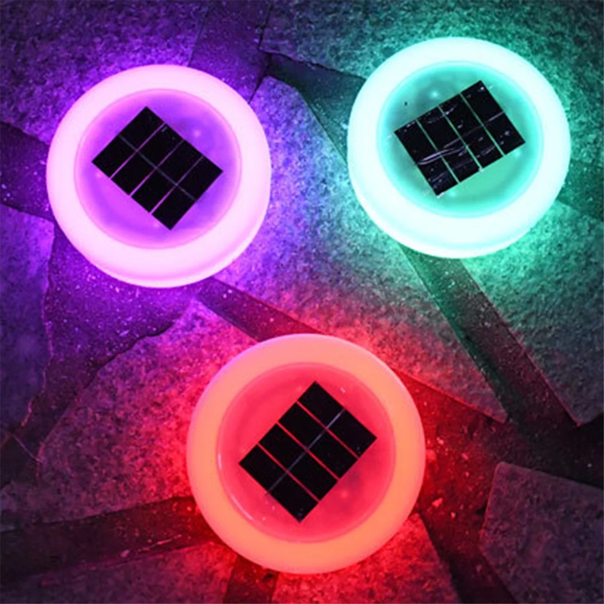 BAAQ zonne-zwembadverlichting Ip68 waterdichte zwembadverlichting buitenzwembadverlichting buiten gloed zwembadverlichting die buiten drijven