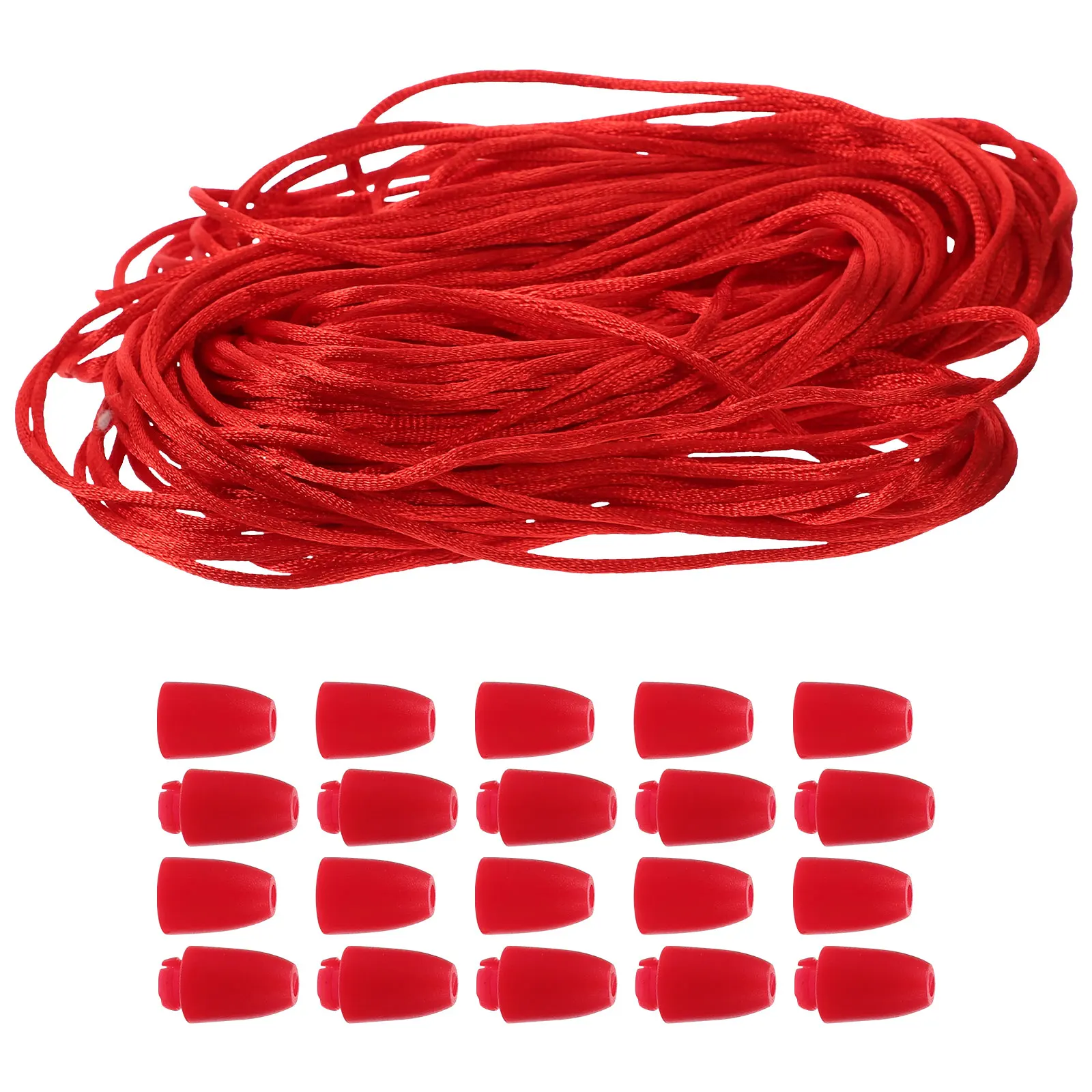 

1 set 1 Set Weaving Craft Rope Diy Supplies Nylon Multifunctional Rope Buckle Handmade Bracelet Connection Clasps Gift Wrapping