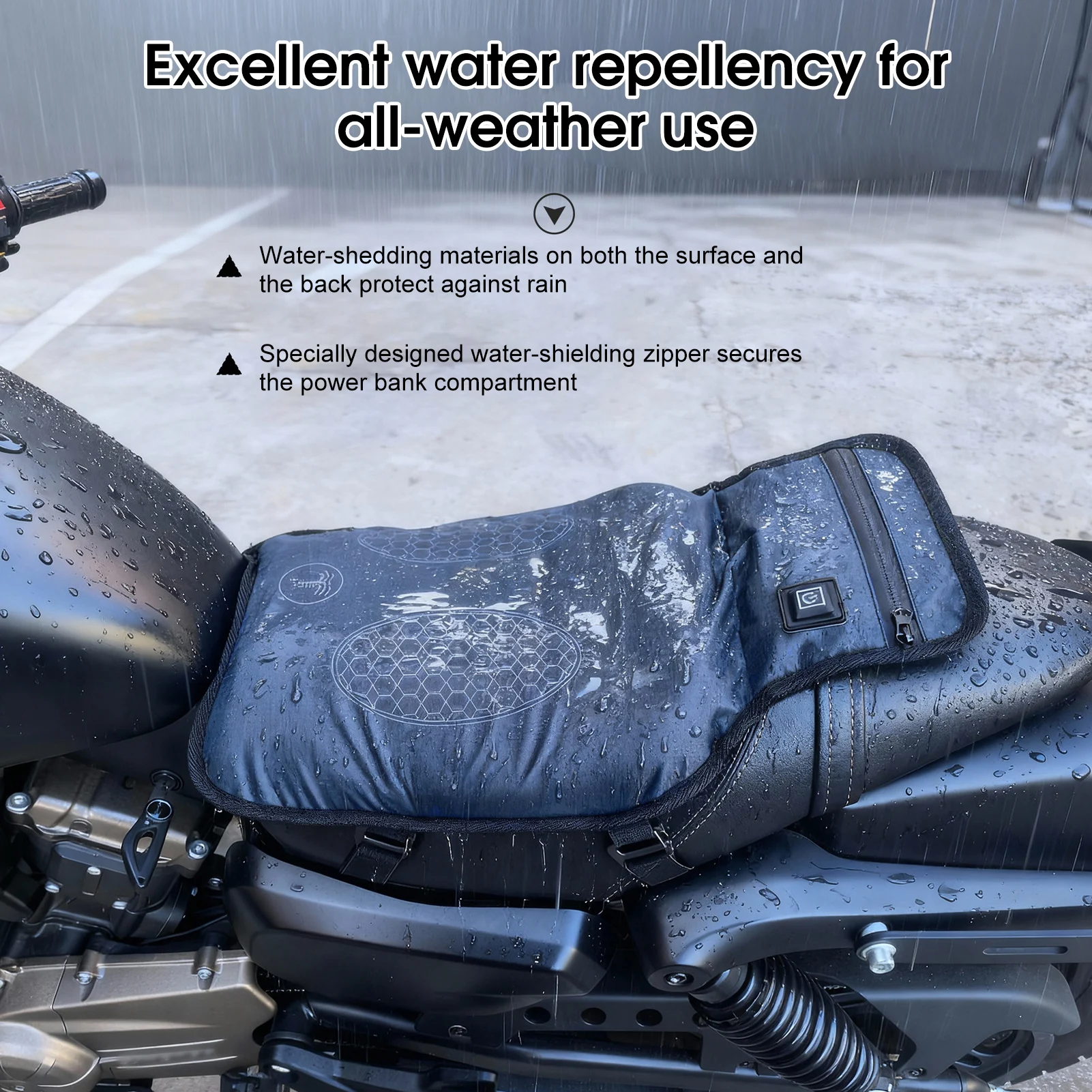 

Подушка сиденья с гелевым подогревом, грелка USB с 3 настройками температуры для автомобиля, мотоцикла, офиса, портативная грелка сидений для улицы