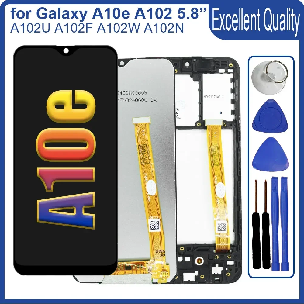 Tested LCD For Samsung Galaxy A10e LCD Display Touch Screen Digitizer Assembly Replacement  for Samsung A10e LCD A102F A102U