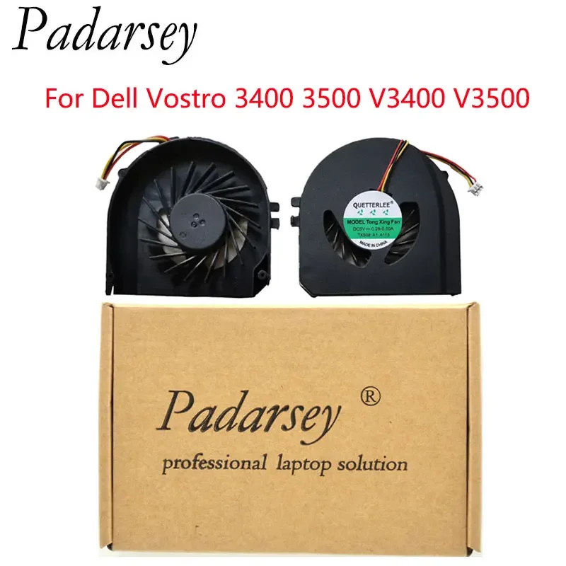 Padarsey Replacement Laptop CPU Cooling Fan for Dell Vostro 3400 3500 V3400 V3500 Series J6KH0 016M8 05F5GHJ
