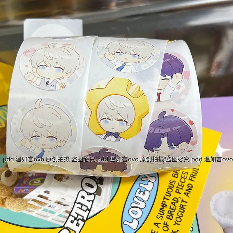 Love and Deepspace Tape Sticker Xavier Zayne Rafayel Game Goods Sealing Sticker Cute IPAD Phone Case Decor Student Stationery