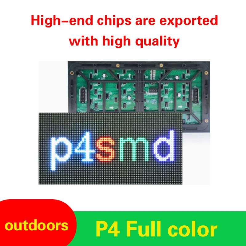 

Outdoor P4 full-color surface-mount module LED display electronic advertising full-color large screen