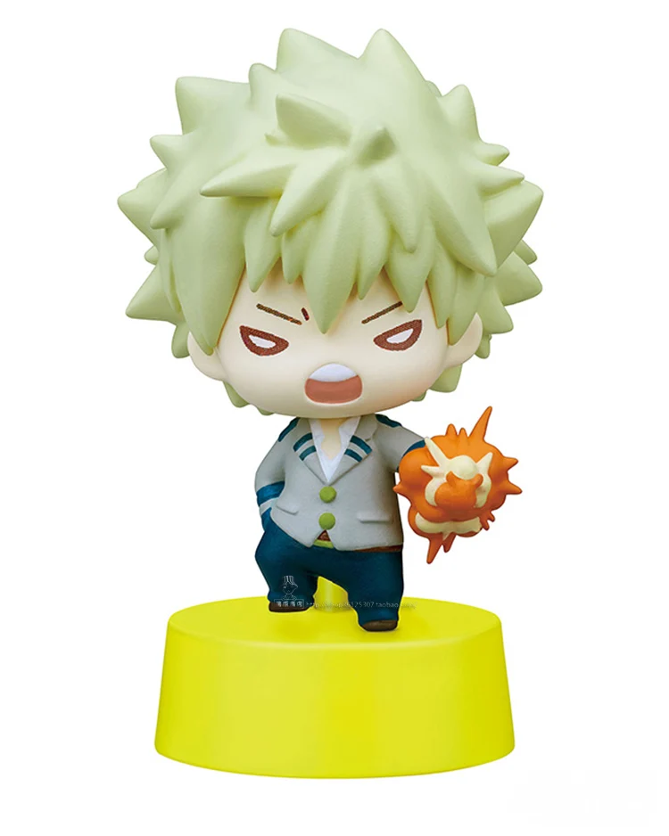 Action Genuine My Hero Academia Gashapon Toys for Kids Deku Midoriya Izuku Dabi Toga Himiko Shigaraki Tomura Q Capsule Doll Toys