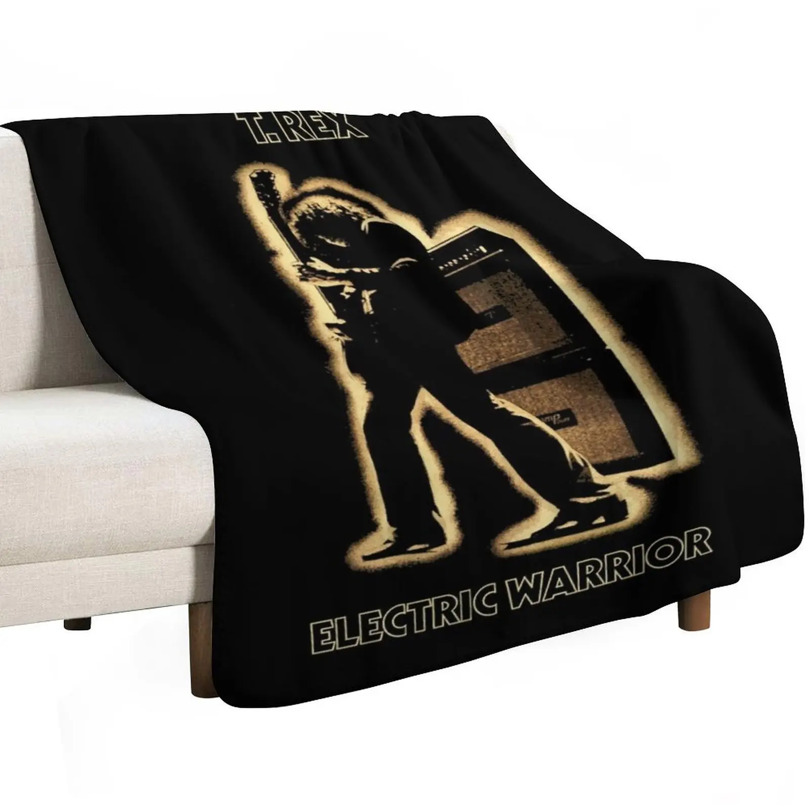 T.REX - ELECTRIC WARRIOR Throw Blanket Stuffeds Blankets For Baby warm for winter Bed linens Fashion Sofas Plush Blankets