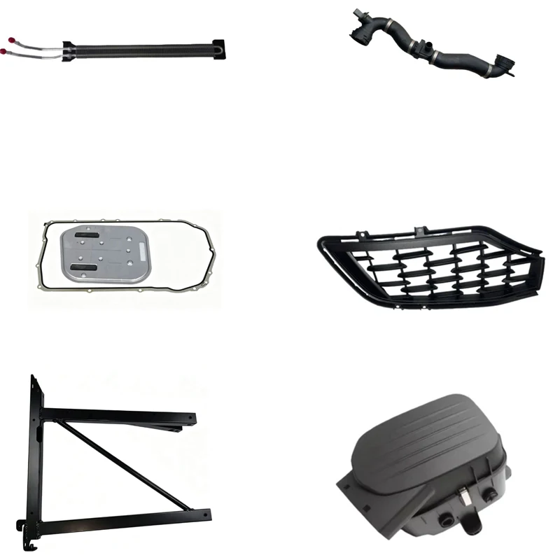 Support left filter housing assembly coolant hose with quick connector transmission oil pan