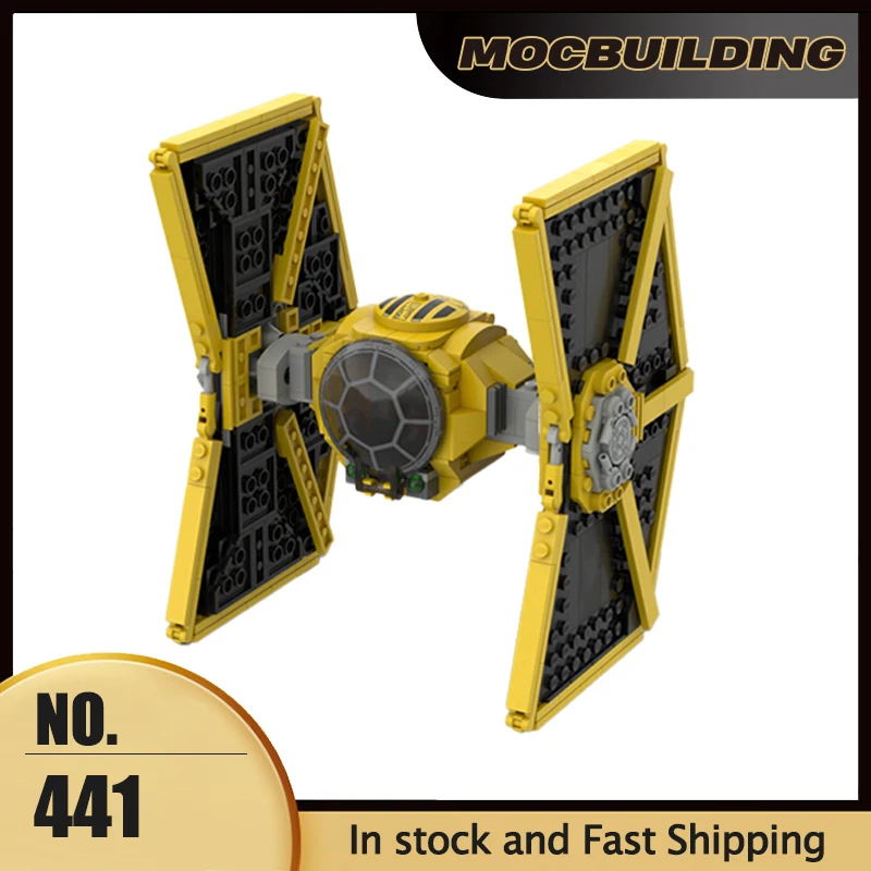 Starfighter-Modell – beliebte MOC-Bausteine zum Zusammenbauen, ideale Wahl für Halloween- und Weihnachtsgeschenke