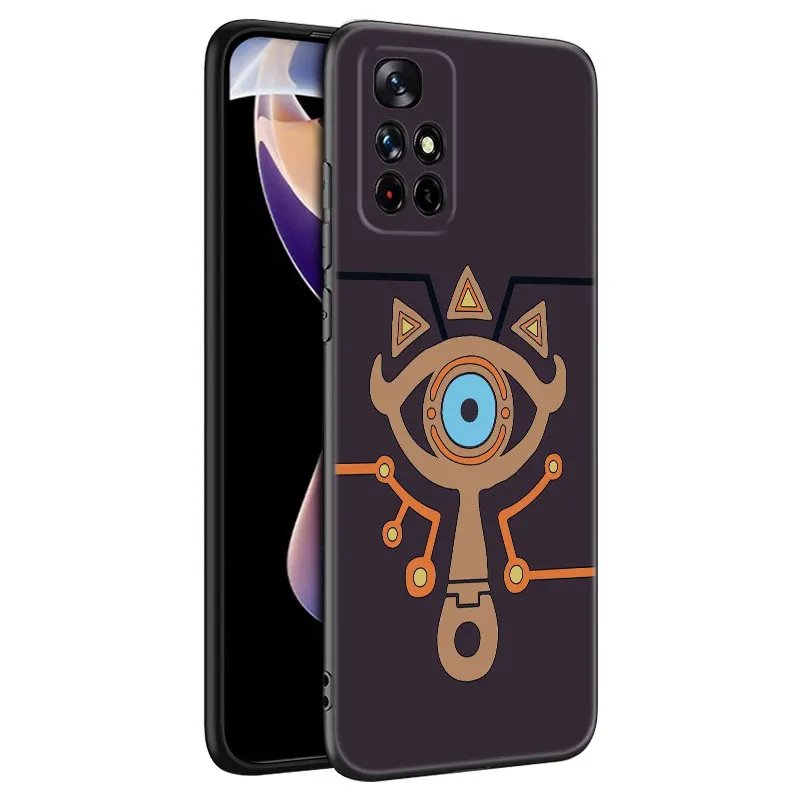 Z-Zeldas Game Black Silicone Phone Case For Xiaomi Redmi Note 9 10 11 11S 11T 12 13 Pro 5G Plus 9S 10S 12S