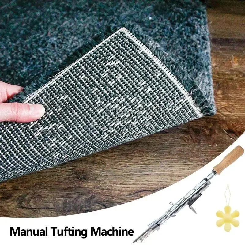 【الأكثر مبيعا】أداة تلمم يدوية صانع البساط أداة تلمم القطع من الفولاذ المقاوم للصدأ آلة يدوية صانع السجاد لوازم البساط مع Wo #3