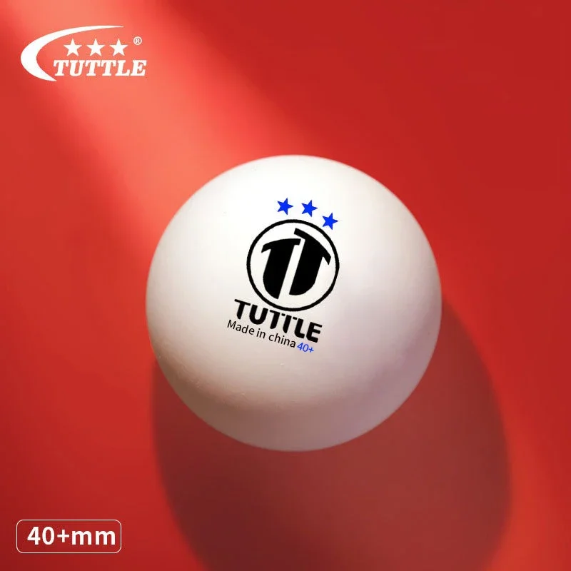 

TUTTLE 3 Stars Ping Pong Balls with Seam 40+ New Material ABS Plastic 2.8g Professional Training Table Tennis Ball 20/50/100pcs