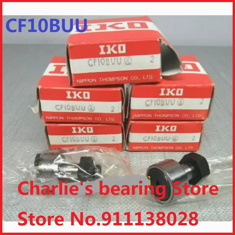 Imagem -03 - Original Cam Seguidor Needle Roller Bearing Importados de Jappan Iko 100 Brand Novidades Genuíno Cf10buu 10 Pcs