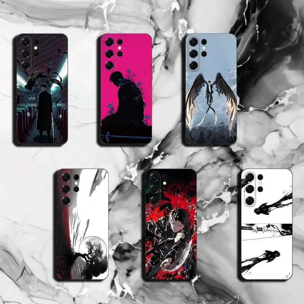 K-KagurabachiS Anime for Samsung S26 25 24 23 22 21 Ultra Case Liquid Silicone Soft Shell Plus