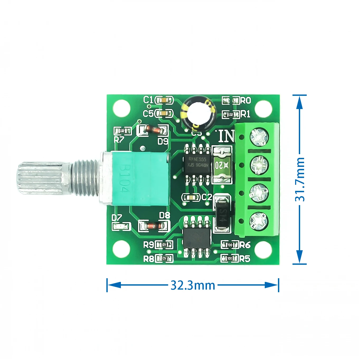 New DC 1.8V 3V 5V 6V 12V 2A PWM Motor Speed Controller Low Voltage Motor Speed Controller PWM 0~100% Adjustable Drive Module