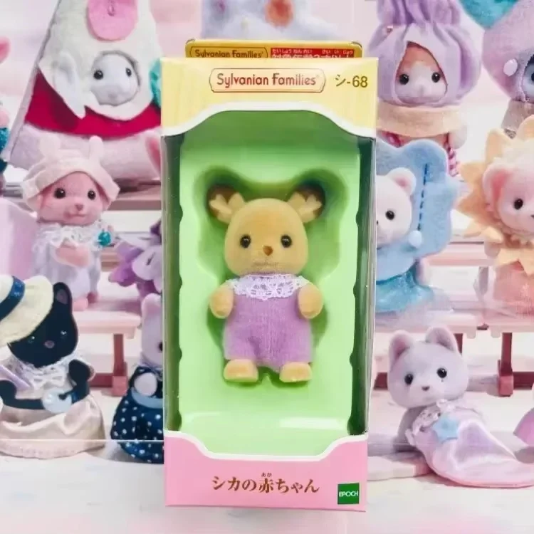 Sylvanian Families Anime Figure Kindergarten Baby Series Decoration Model Pendant Kids Toys Room Ornament Birthday Gift For Girl