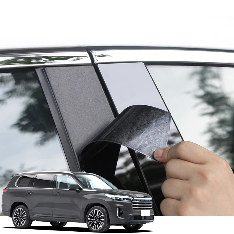 

Car Styling PVC For Chery Exeed VX 2020-2022 Car Window Pillar Trim Sticker Middle BC Column Sticker External Auto Accessories