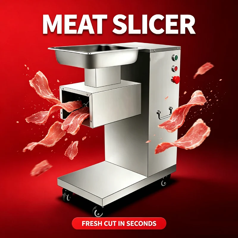 High Quality Commercial Stainless Steel Meat Cutting Machine Meat Slicer Meat Shred Dice Machine